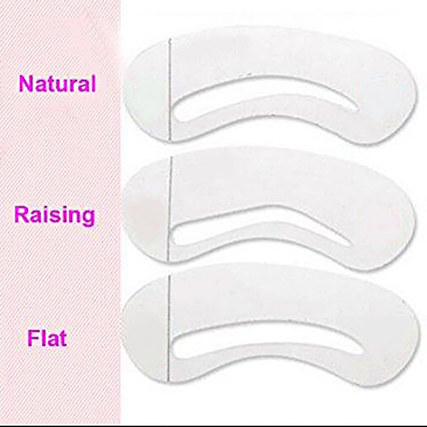 3 Styles Shape Frame Mini Eye Brow Class Drawing Guide Shaping Stencils Grooming Soft ssfrcls4h-3