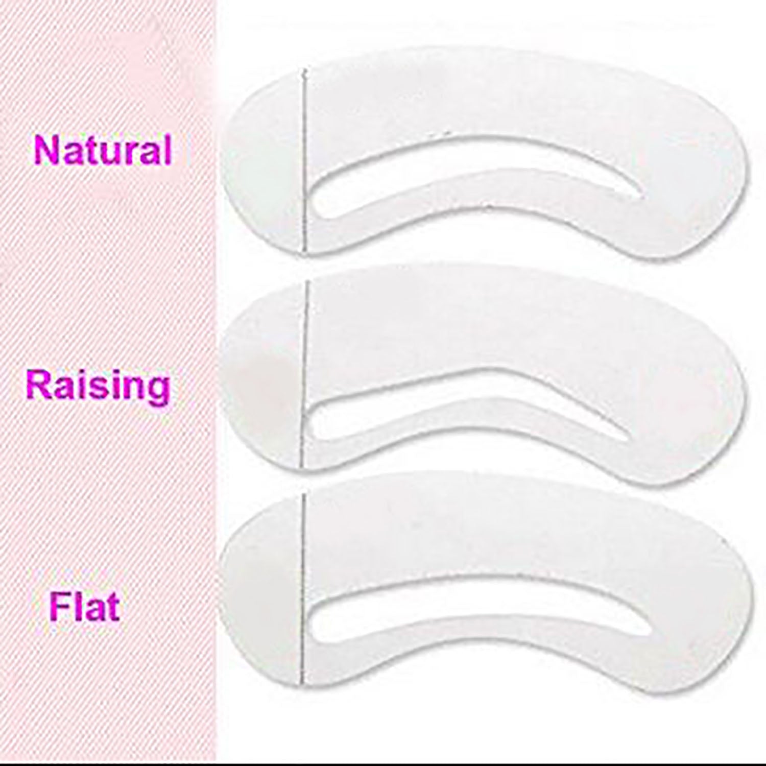 3 Styles Shape Frame Mini Eye Brow Class Drawing Guide Shaping Stencils Grooming Soft ssfrcls4h-3