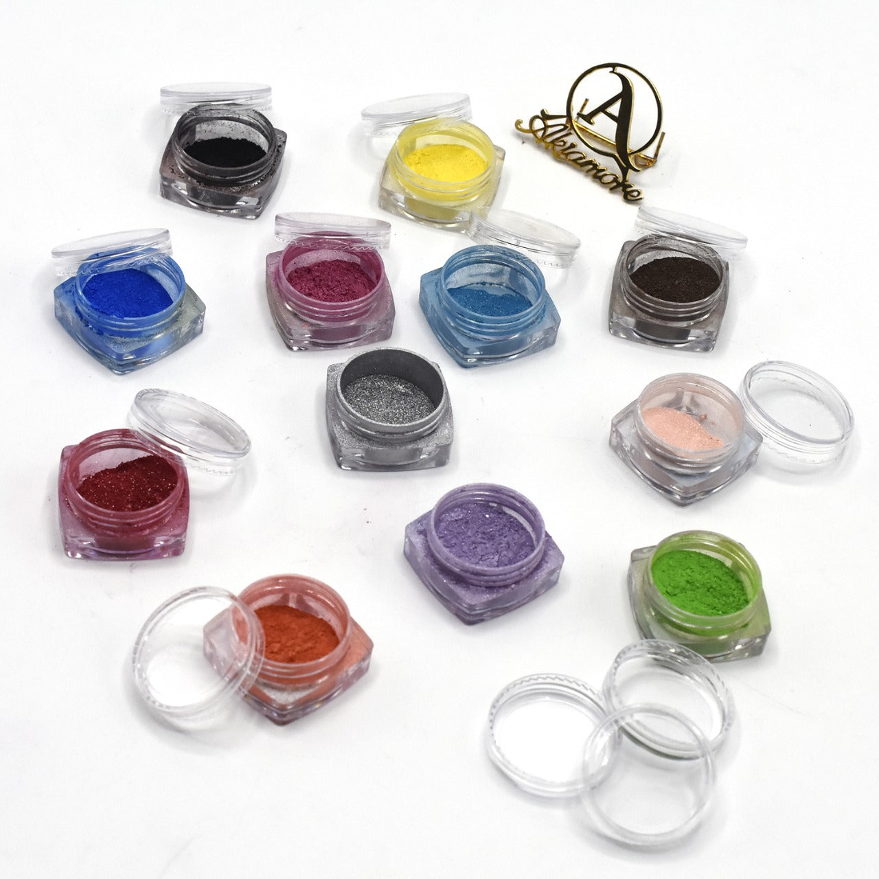 12 boxes Holographic Nail Powder Holo Powder for Nails ntfrmir3f-1