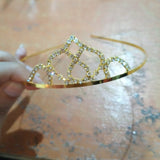 Golden  Color Silver Crystal Crowns Bride tiara Fashion Queen For Wedding Crown Headpiece Wedding Hair Jewelry Accessories cnfrgdc6d-1