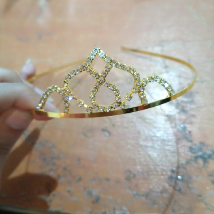 Golden  Color Silver Crystal Crowns Bride tiara Fashion Queen For Wedding Crown Headpiece Wedding Hair Jewelry Accessories cnfrgdc6d-1