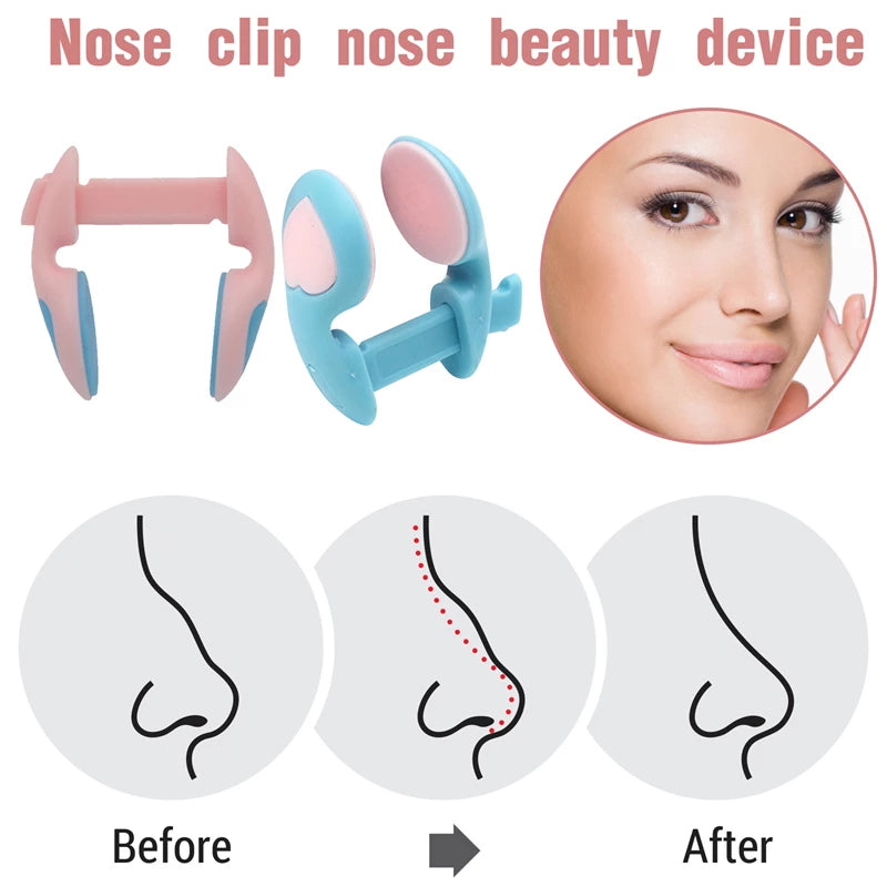 Women Beauty Nose Clip Clipper Silicone Nose Up Shaping Shaper Lifting Smaller