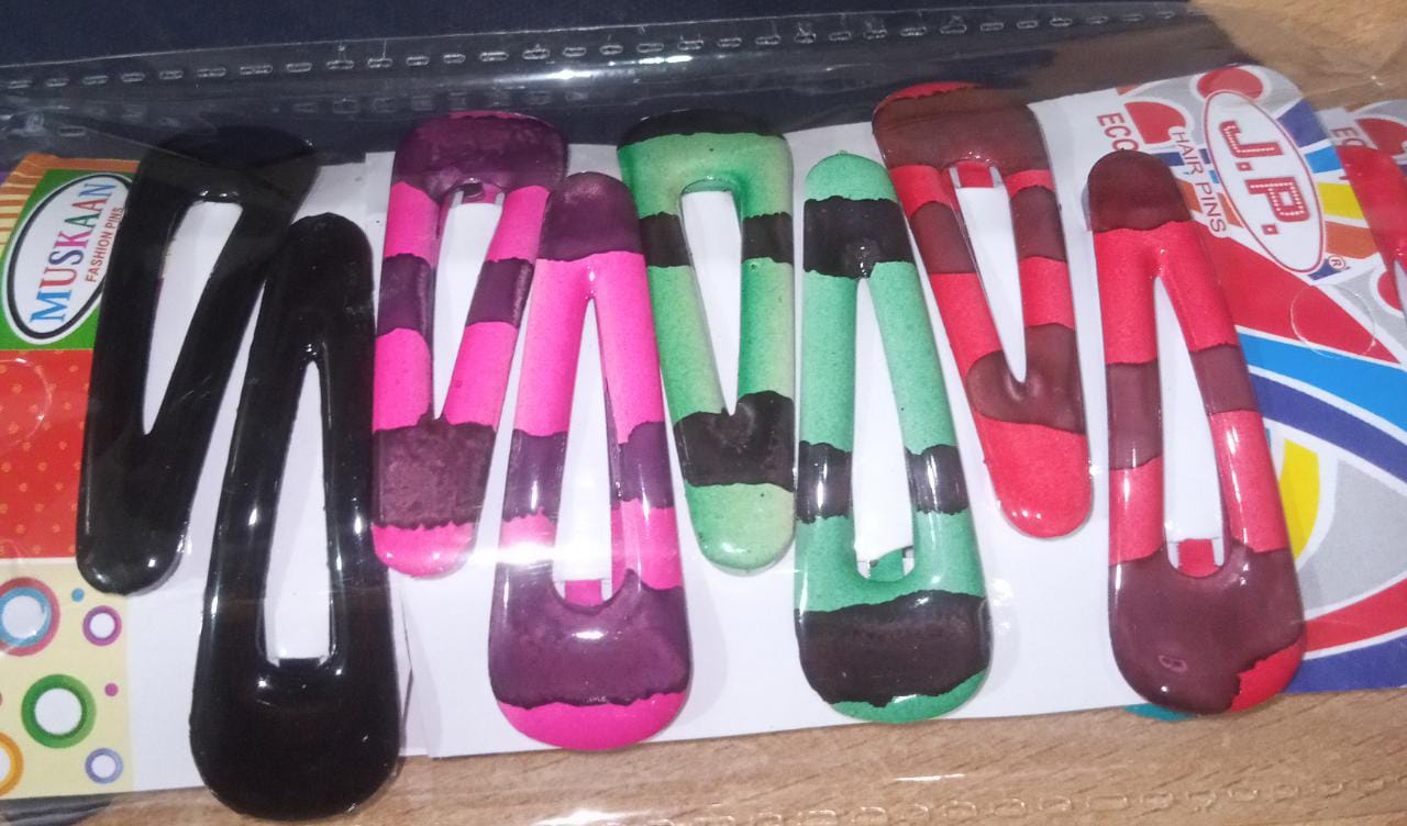 Multi Hair Clips - multicolor  hpfrmic5i-6